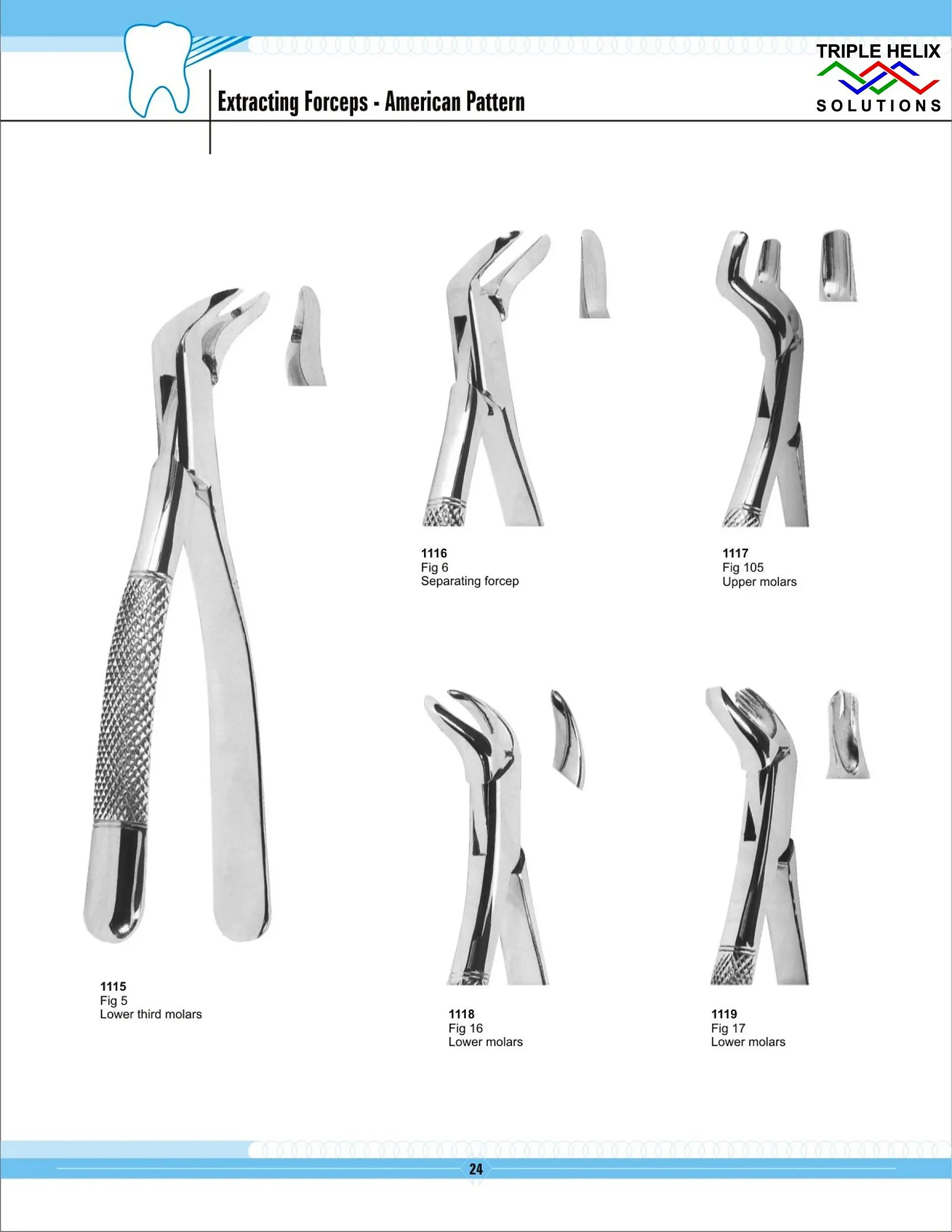 Extraction Forceps — American Pattern — page 24