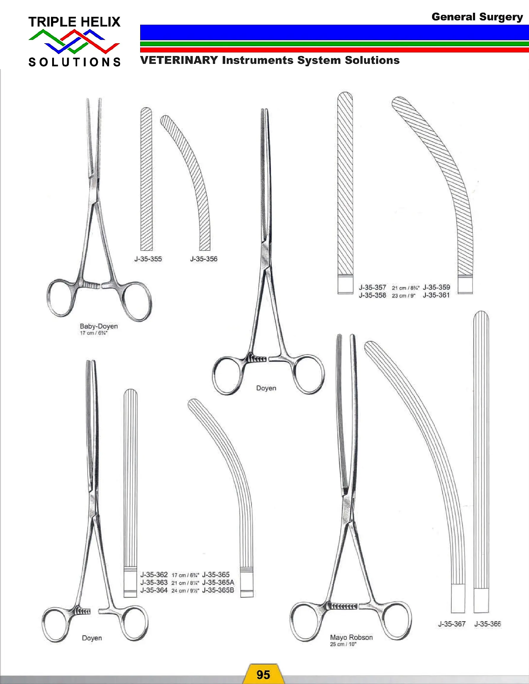 Baby-Doyen Intestinal Forceps