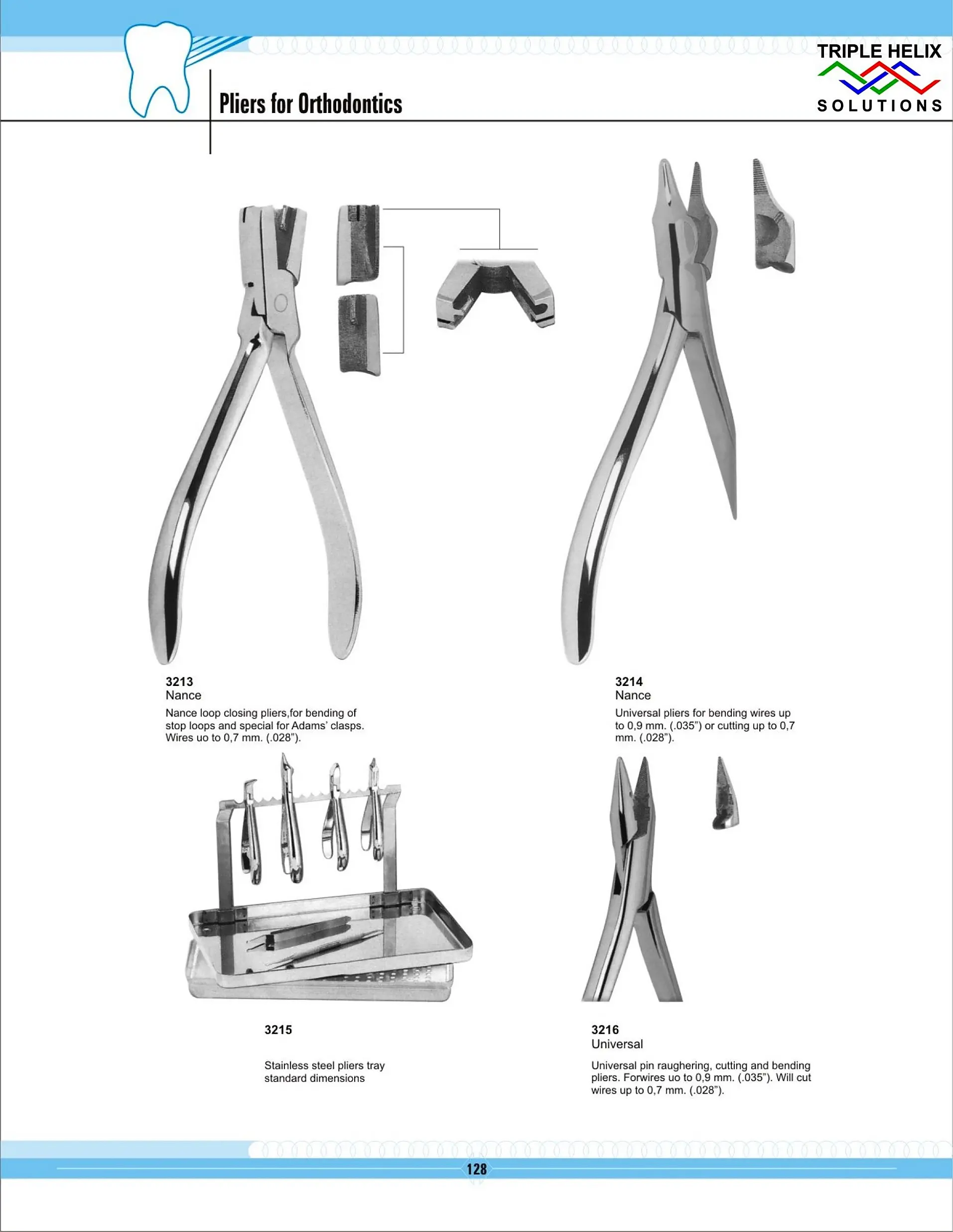 Pliers for Orthodontics — page 128