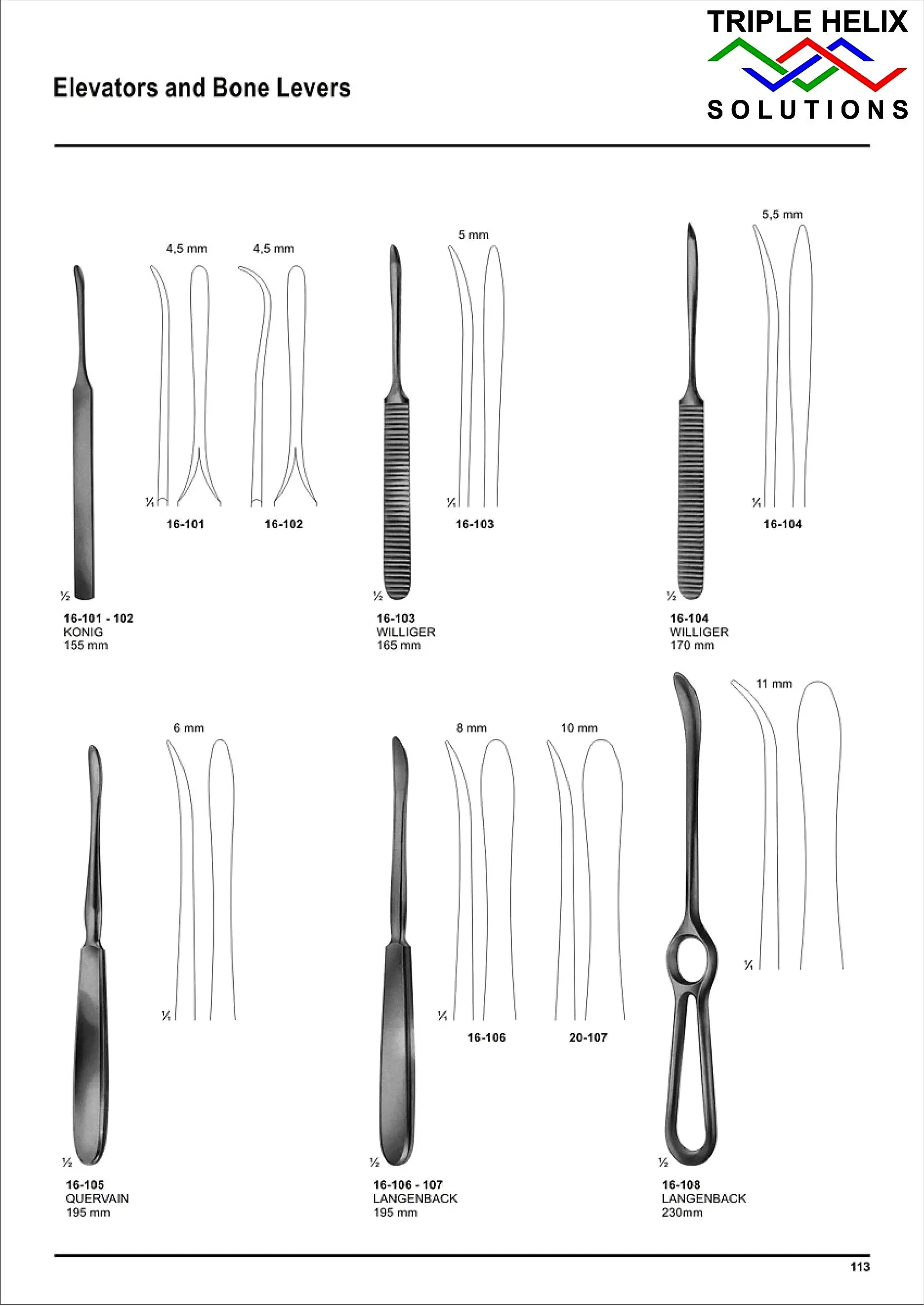 Elevators and Bone Levers — page 113