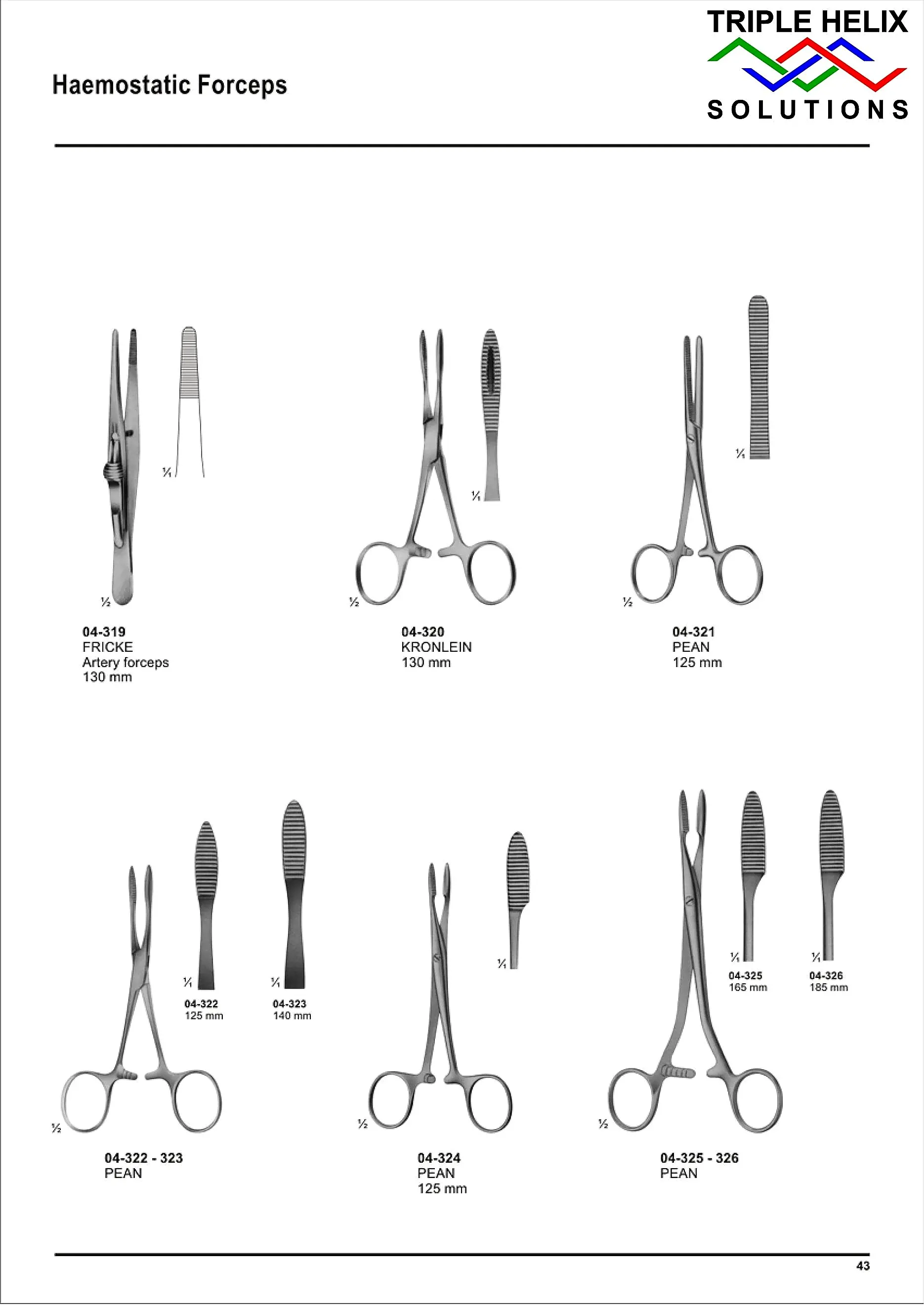 Haemostatic Forceps — page 43