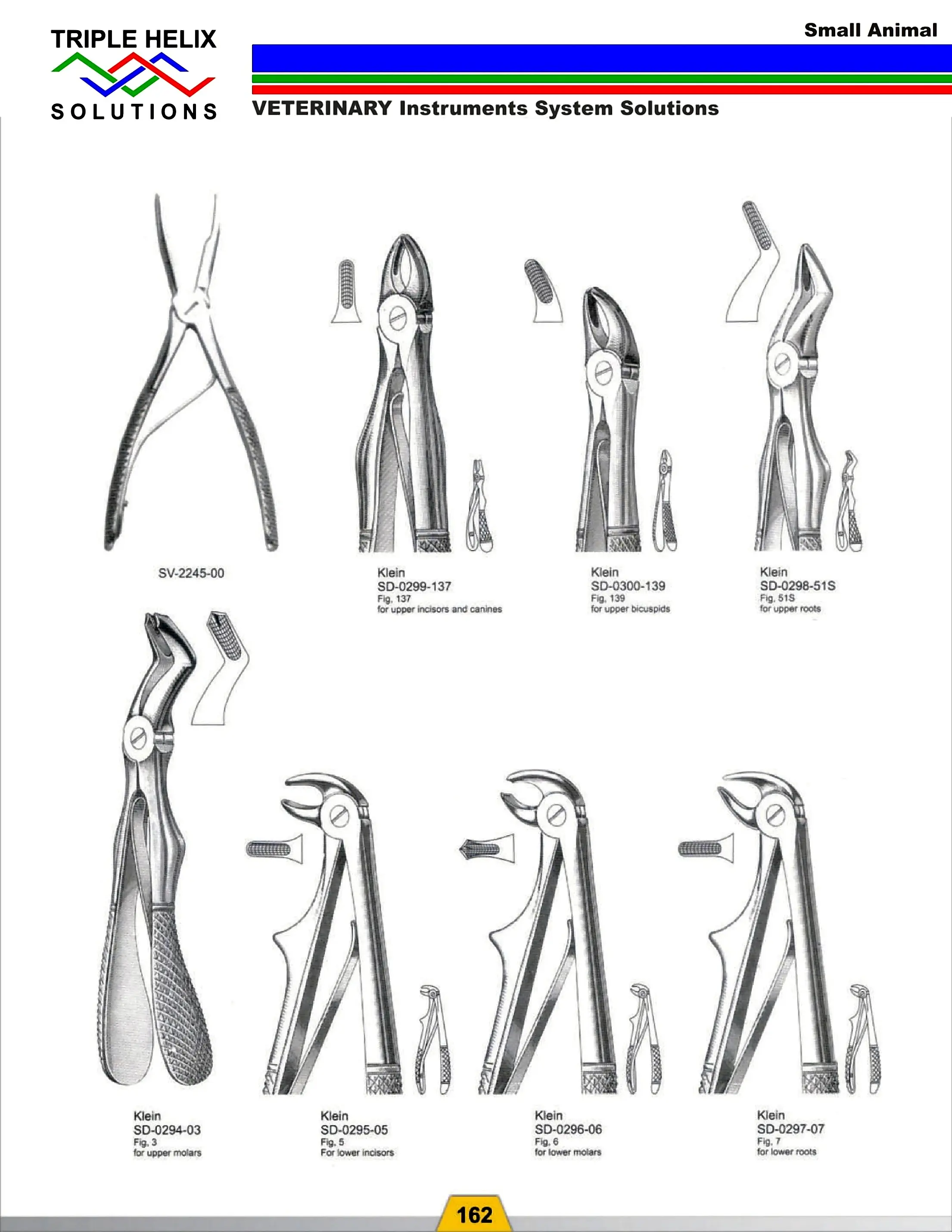 Small Animal Dental Forceps and Instruments