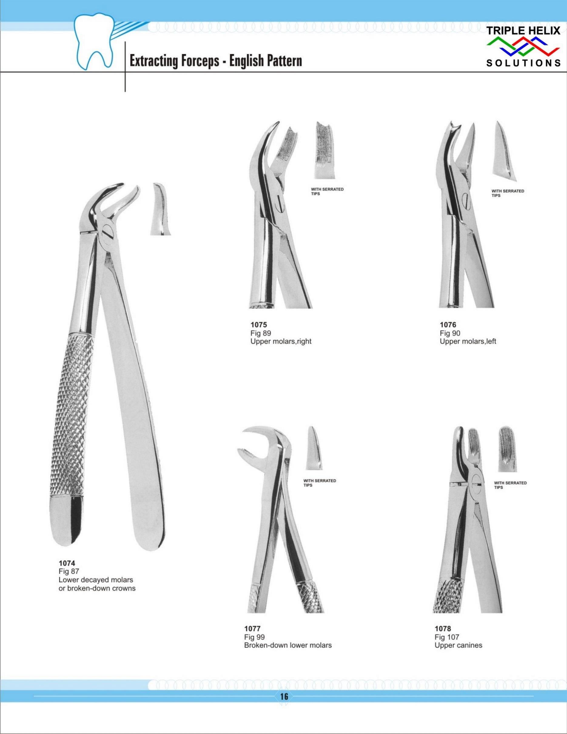 Extracting Forceps - English Pattern — page 16