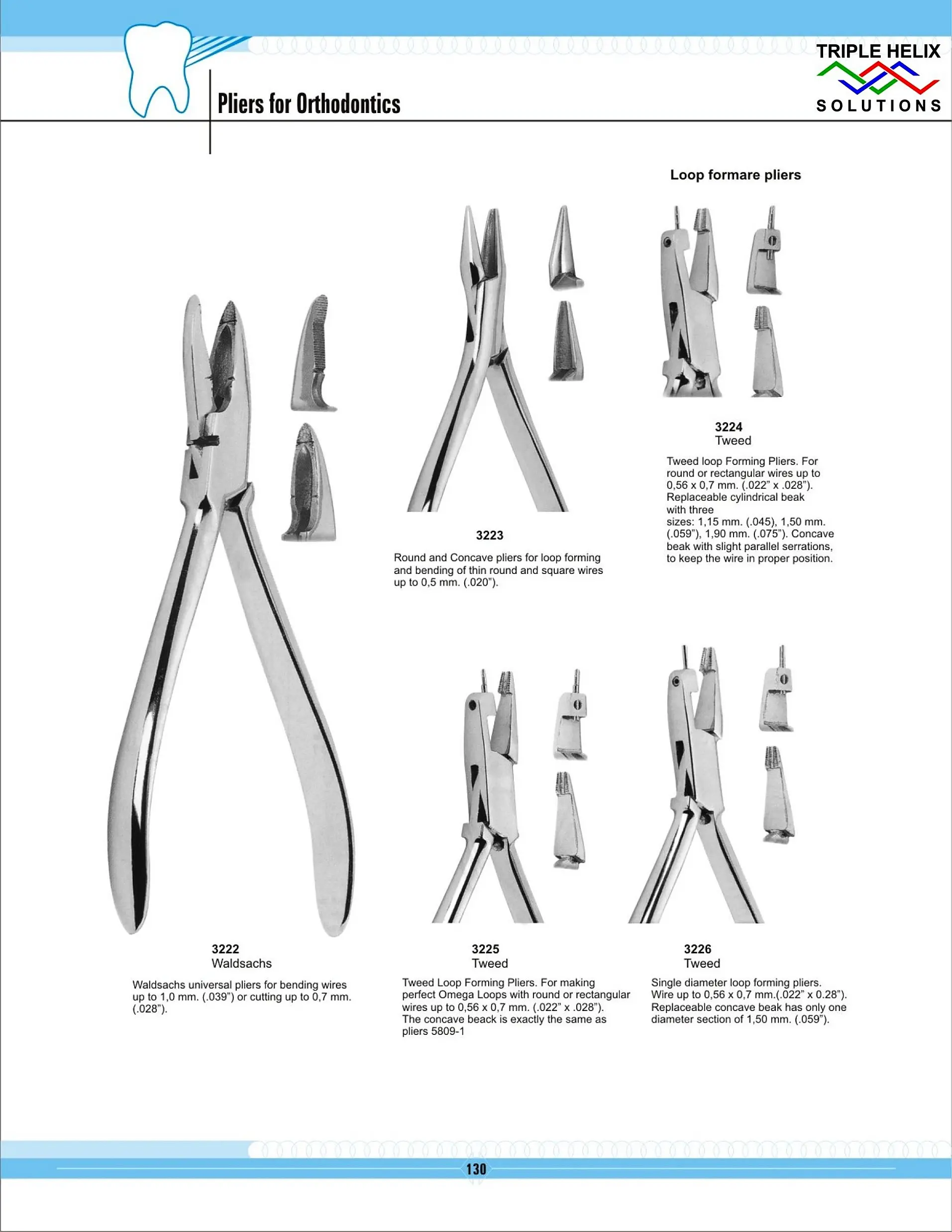 Pliers for Orthodontics — page 130