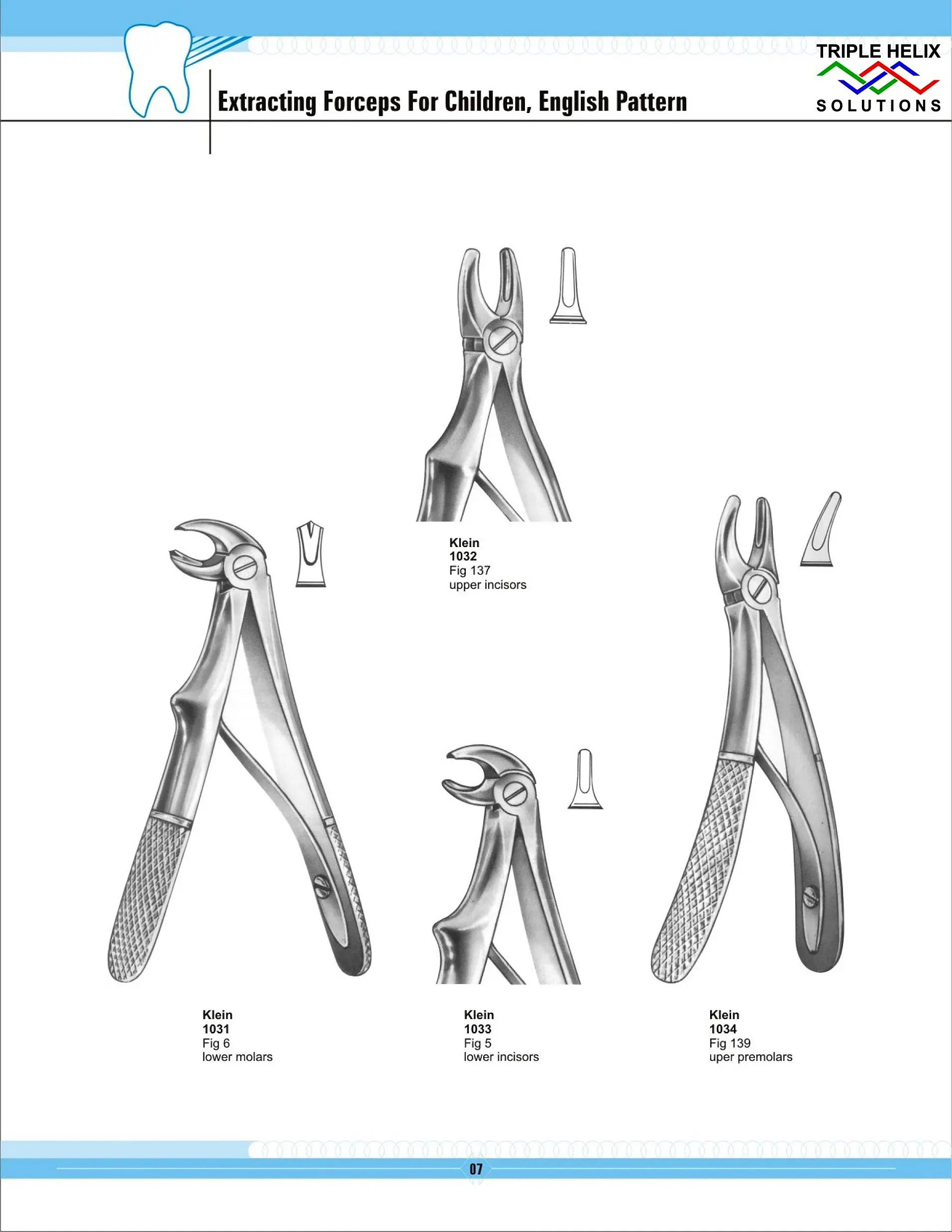 Extraction Forceps for Children - English Pattern for Children — English Pattern — page 7