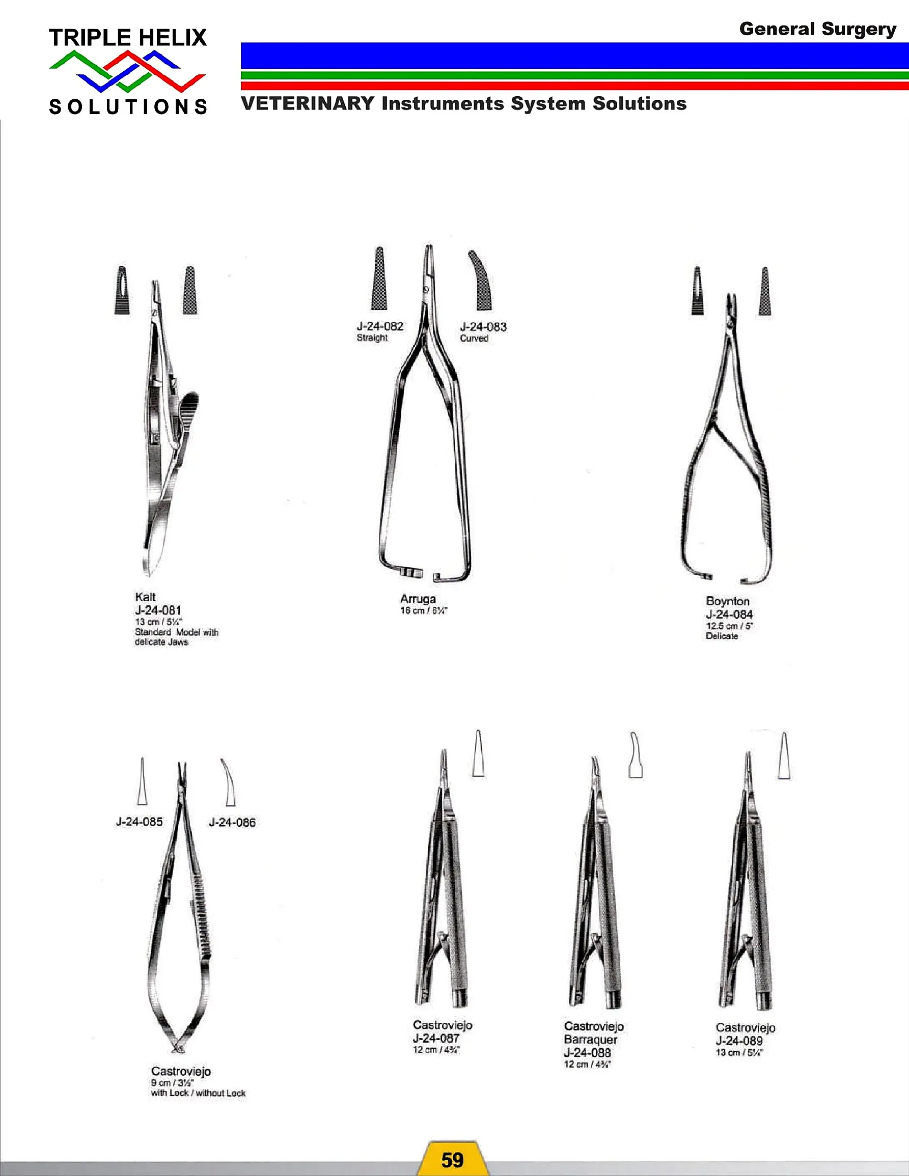 Castroviejo and Barraquer Microsurgical Needle Holders