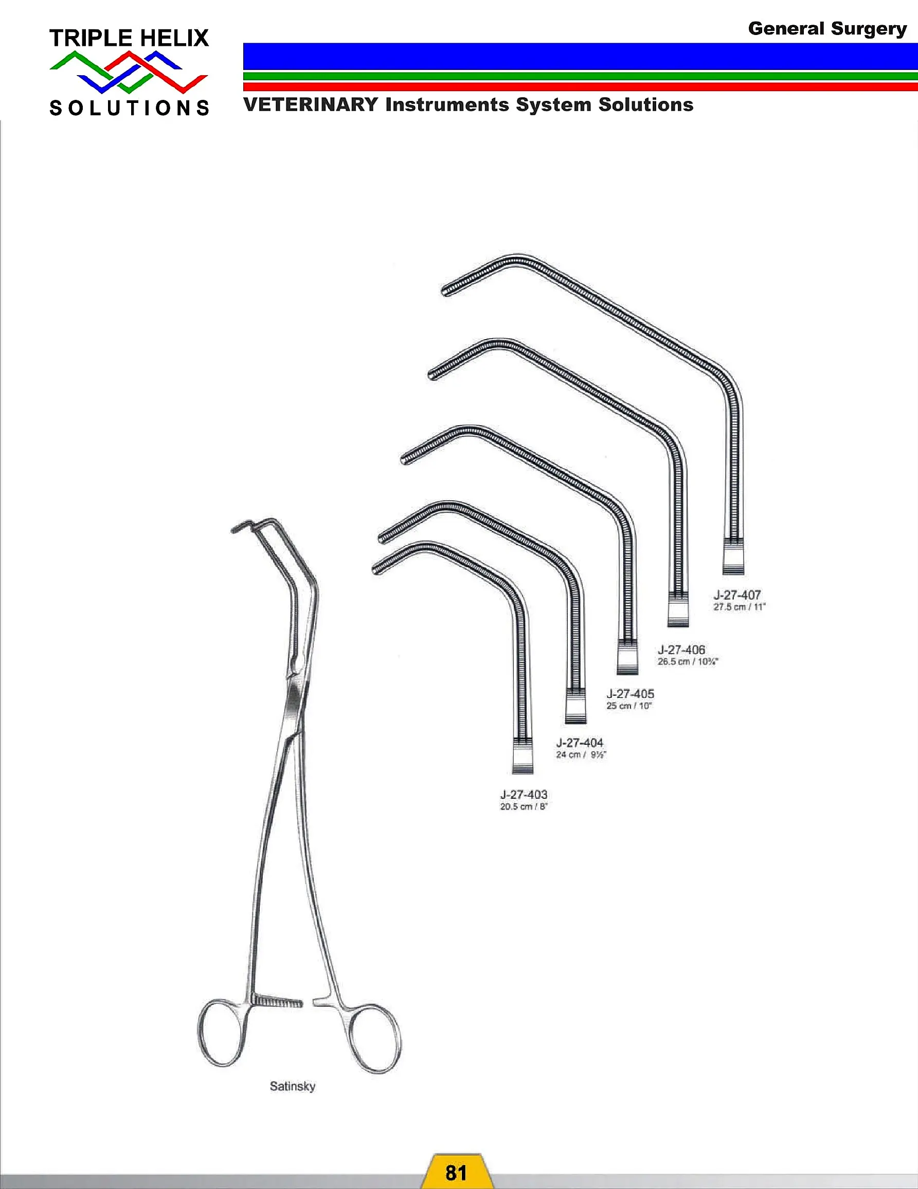 Satinsky Vascular Clamps