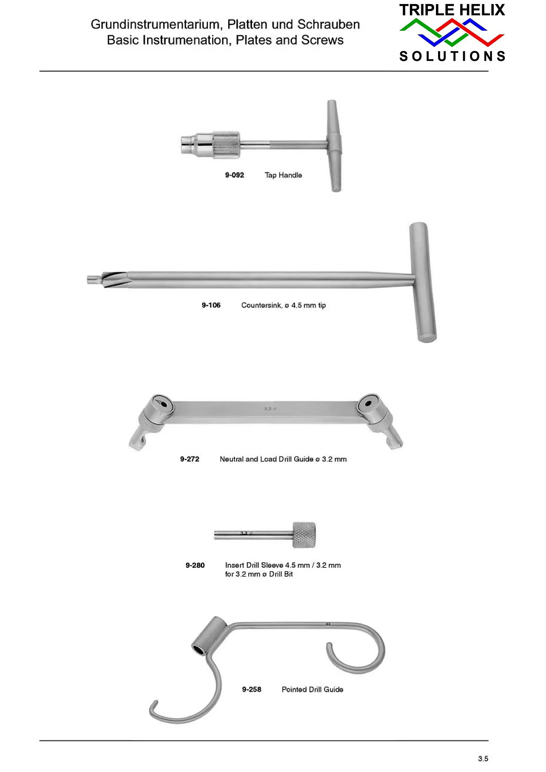 Taps, Guides and Countersink Instruments — page 4