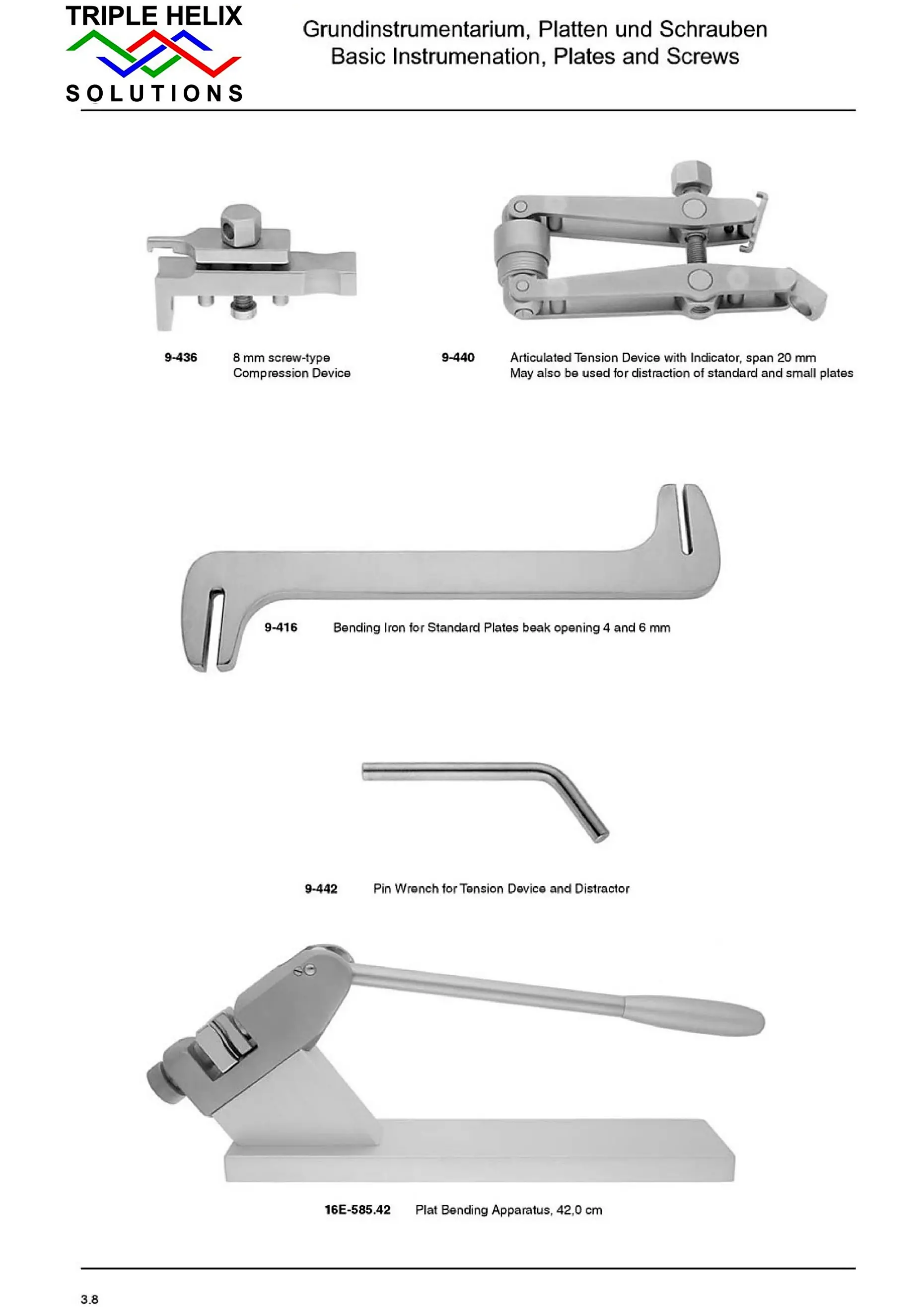 Compression, Tension and Plate Bending Instruments — page 7