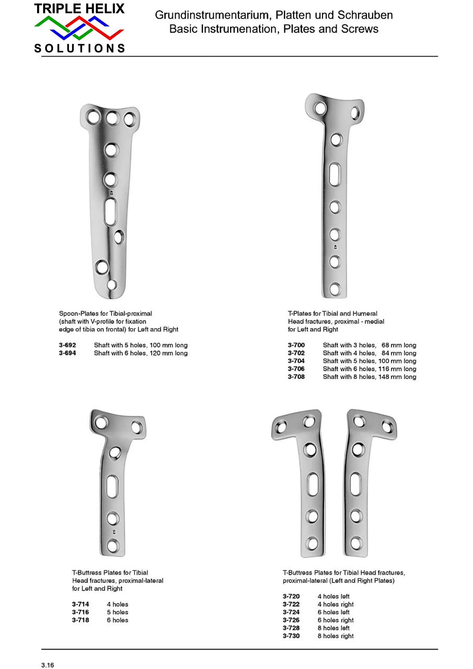 Spoon Plates and T-Plates — page 15