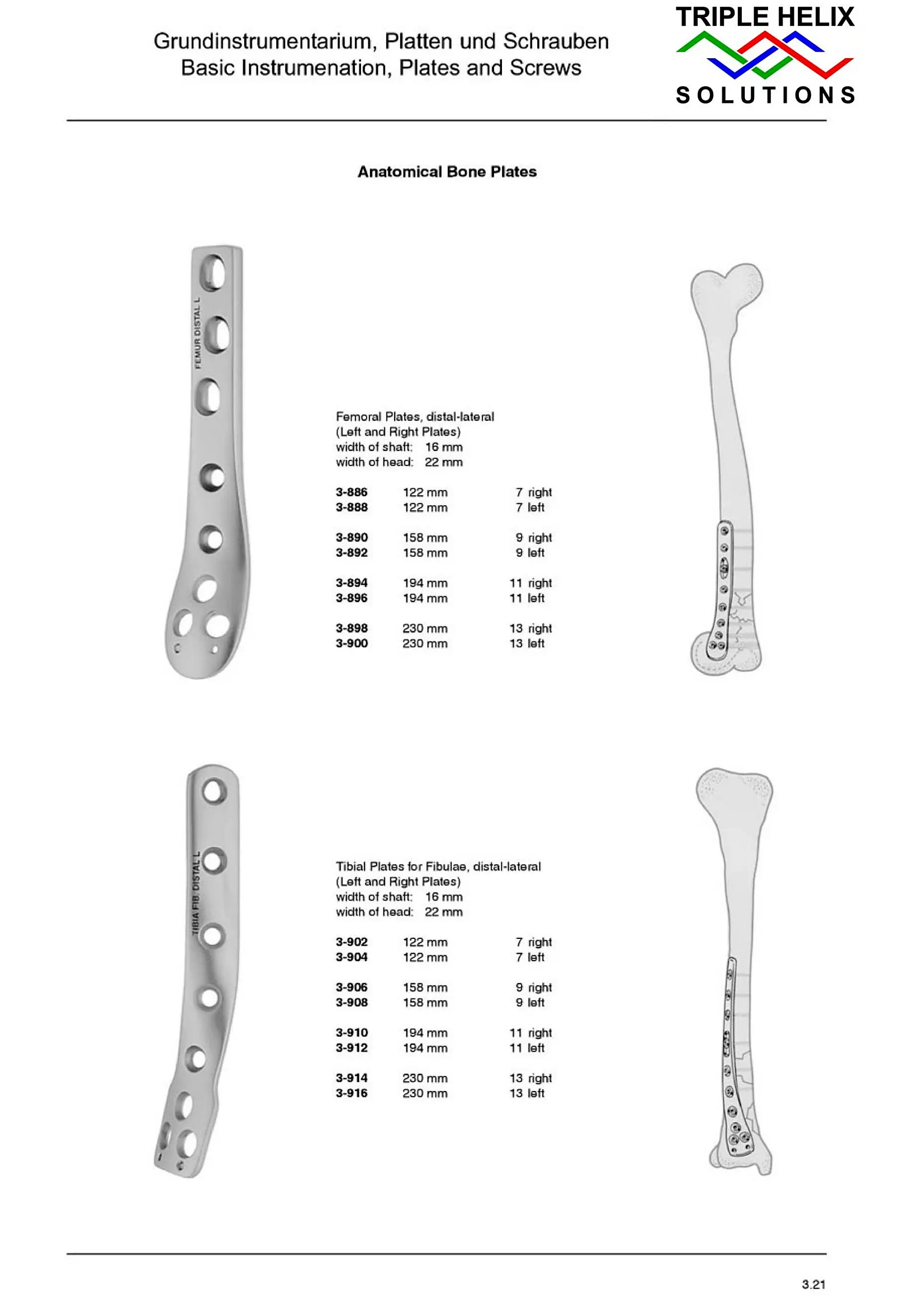 Anatomical Femoral Bone Plates — page 20