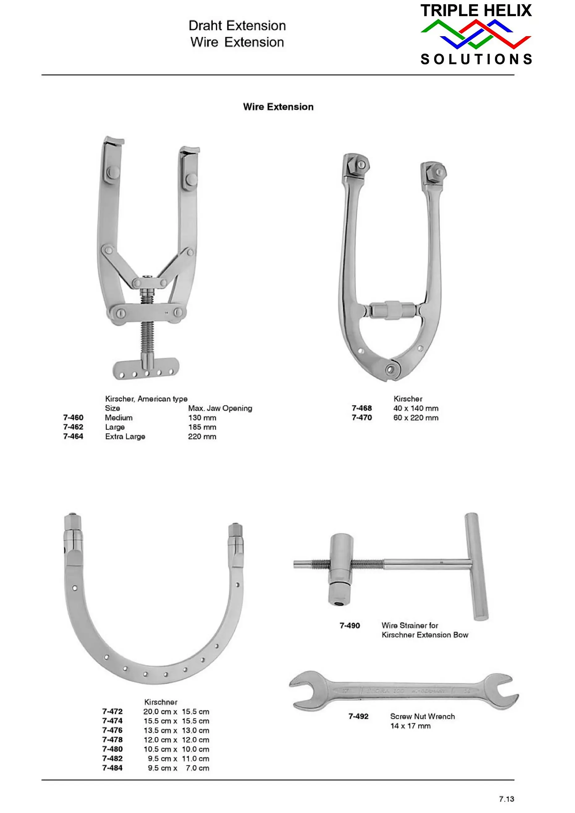 Wire Extension — implant catalogue page 34