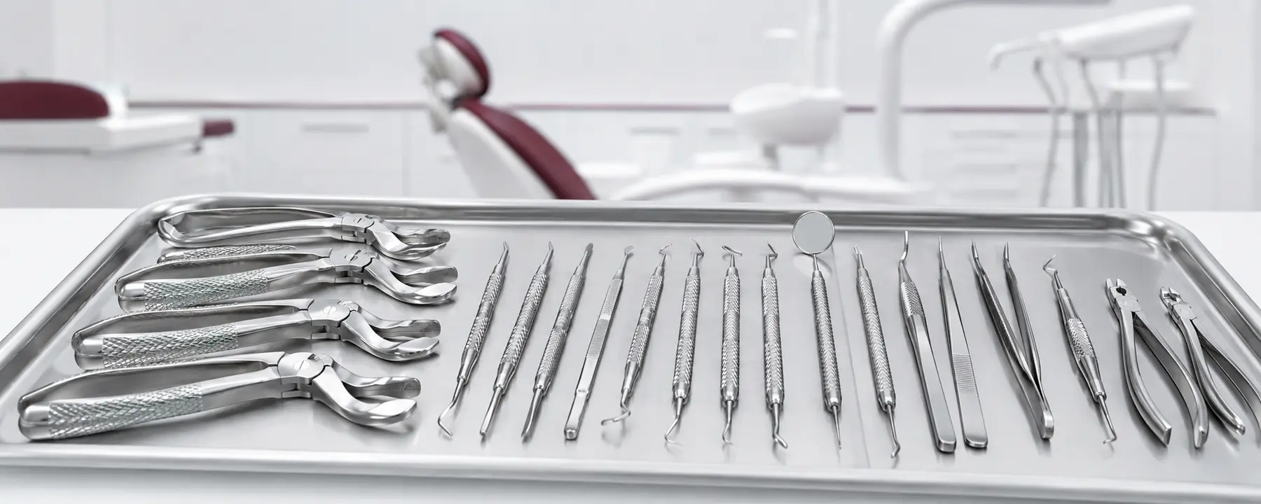 Professional stainless-steel dental instruments