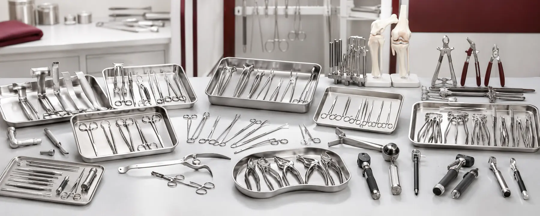 Complete veterinary surgical, orthopedic and diagnostic instrument range